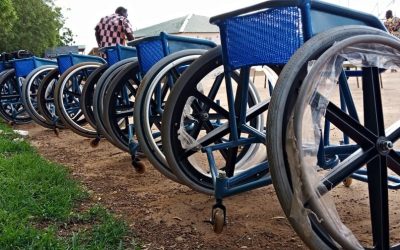 Remise des fauteuils de l’Espoir au club d’handi-basket de Ouahigouya